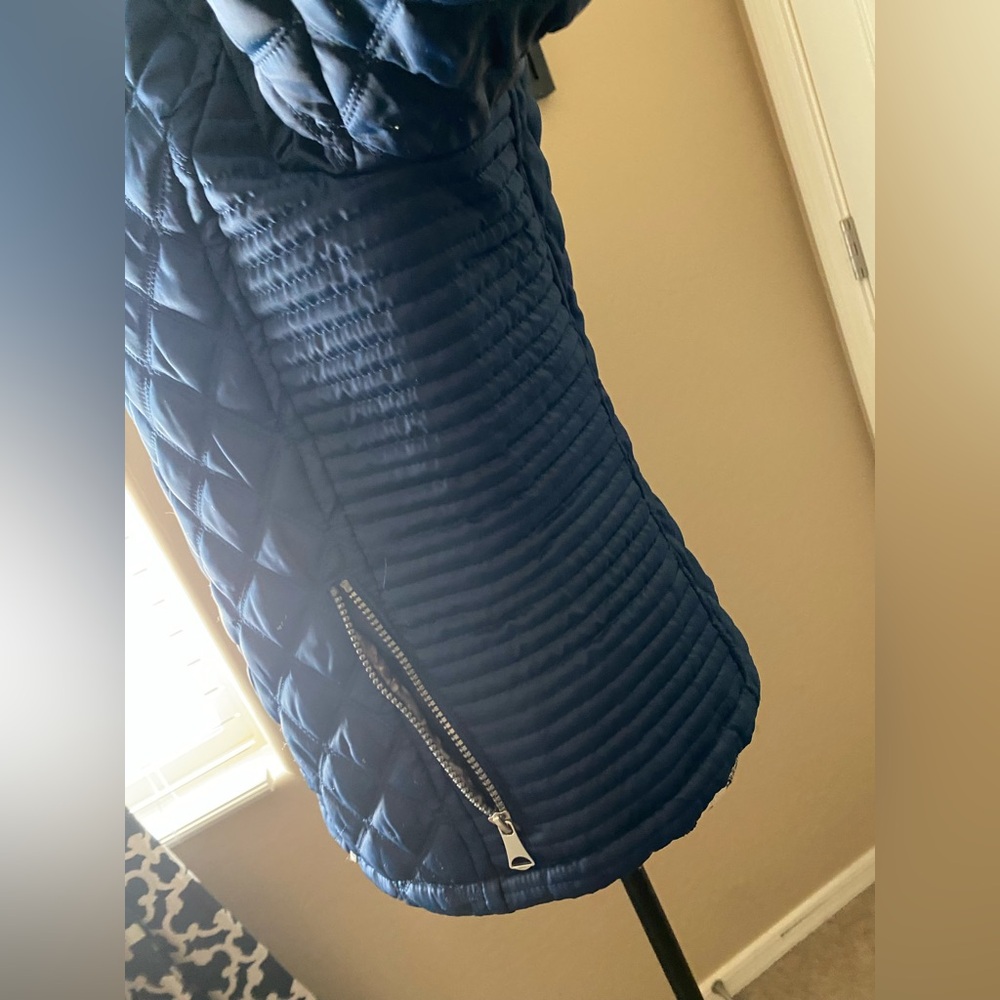 Marc New York Andrew Marc - Navy Blue Quilted Puffer Jacket - Sz Small - Picture 6 of 12